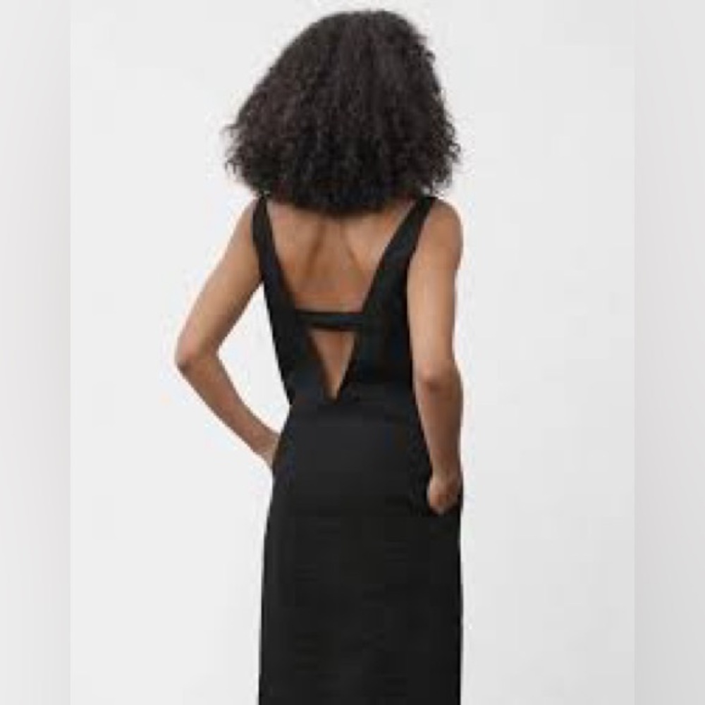 Magic linen Tahiti dress in black